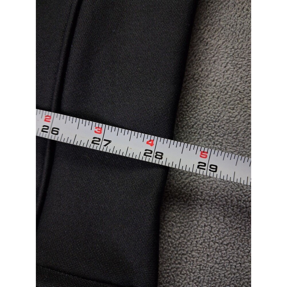 Adidas ClimaWarm Men’s Full Zip Hoodie Jacket Size Large Black Gray Fleece - Picture 13 of 13